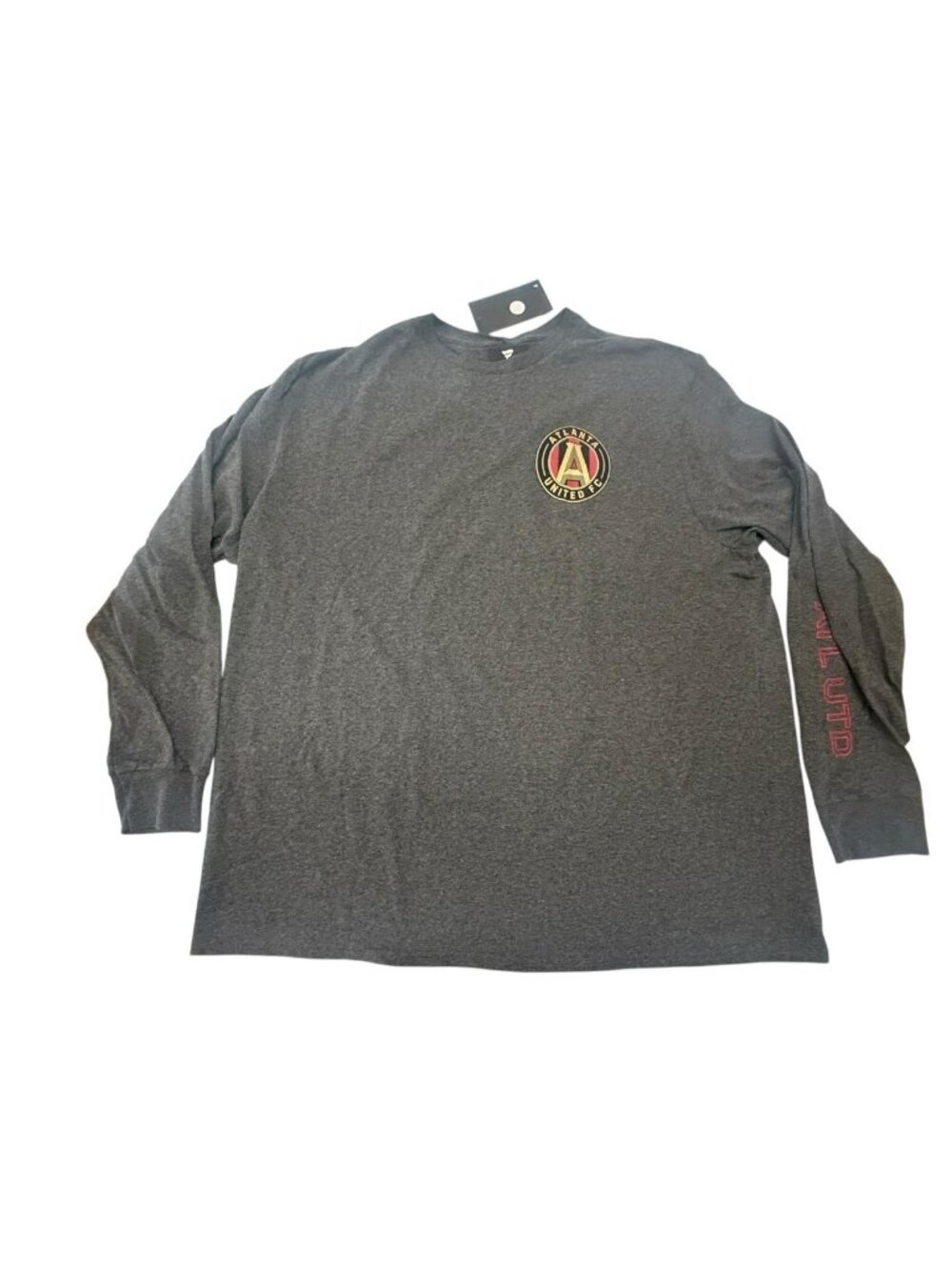 Atlanta United FC Long Sleeve Shirt Men’s 2XL Gray Fanatics MLS Soccer Tee - Picture 5 of 16